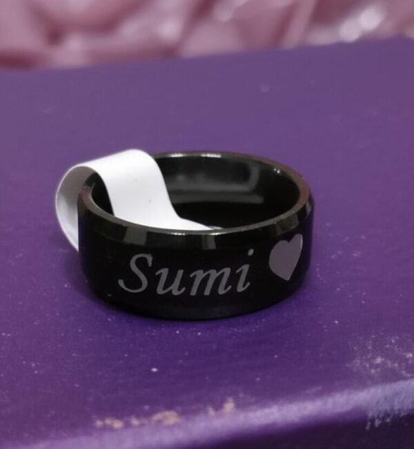 Customized Name Ring