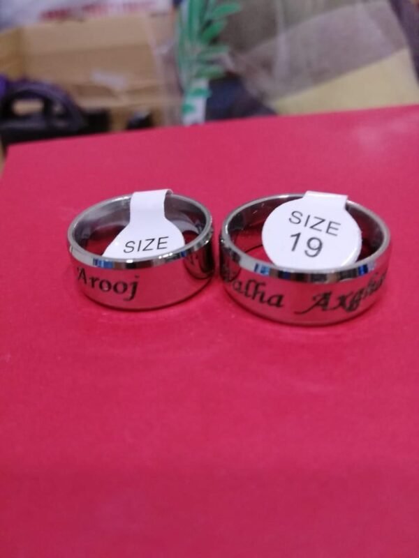 Customized Name Ring